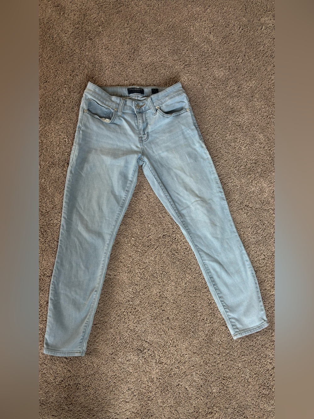 Lucky Brand Pale Blue Women's Skinny Jeans